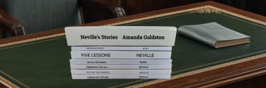 Neville Assumed Wealth Books on Desk